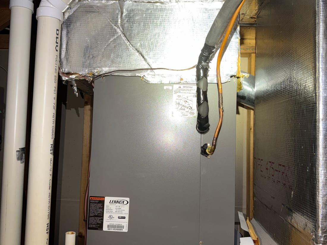 Air handler installation